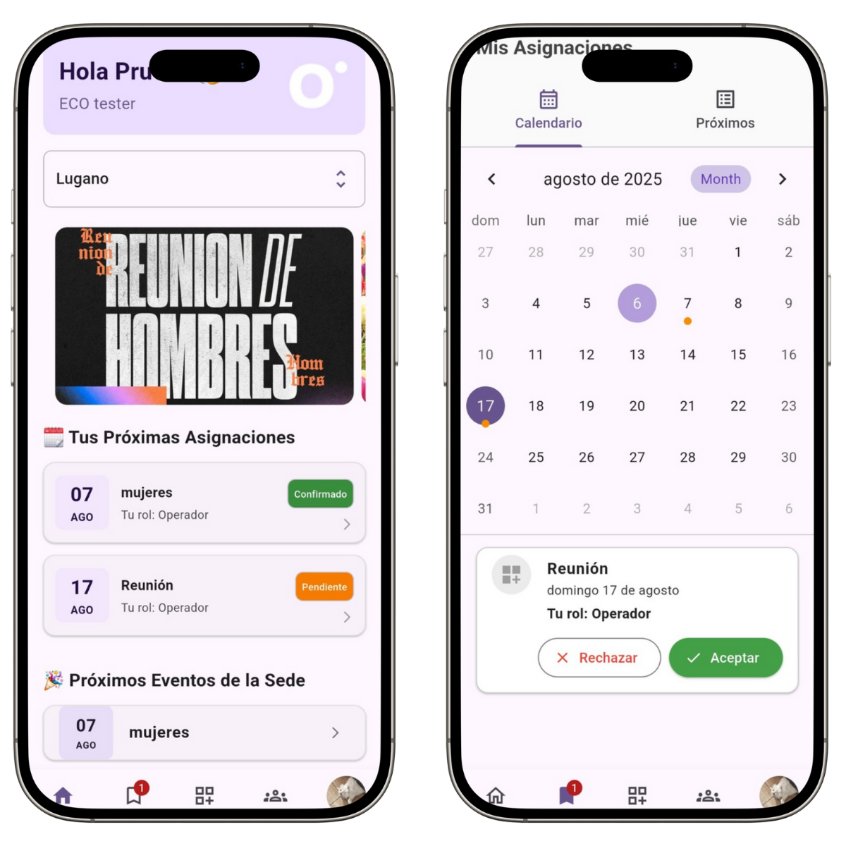 Mockup MinistryGo